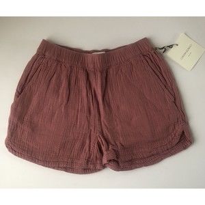 Cynthia Rowley Pink Blush Cotton Shorts Womens XS With Pockets